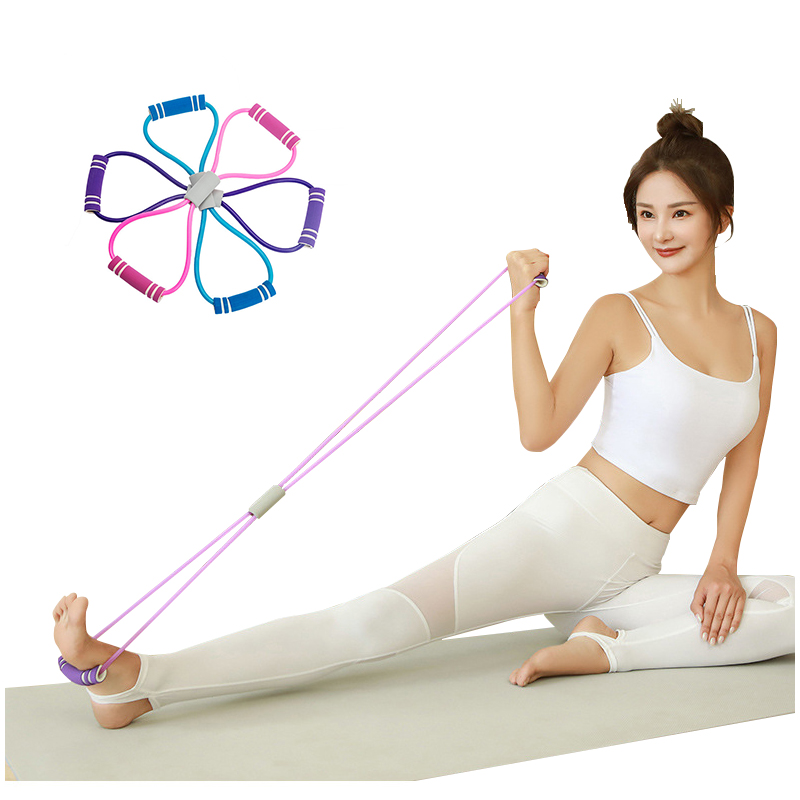 Yoga Fitness Resistance Band - Tali Tarik Peralatan Fitness Gym Yoga
