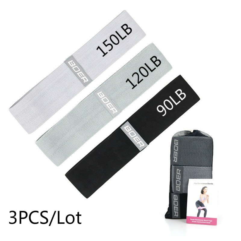 3PCS Wanita Pria Kain Resistan - Yoga Fitness Resistance Band ulasan dan harga