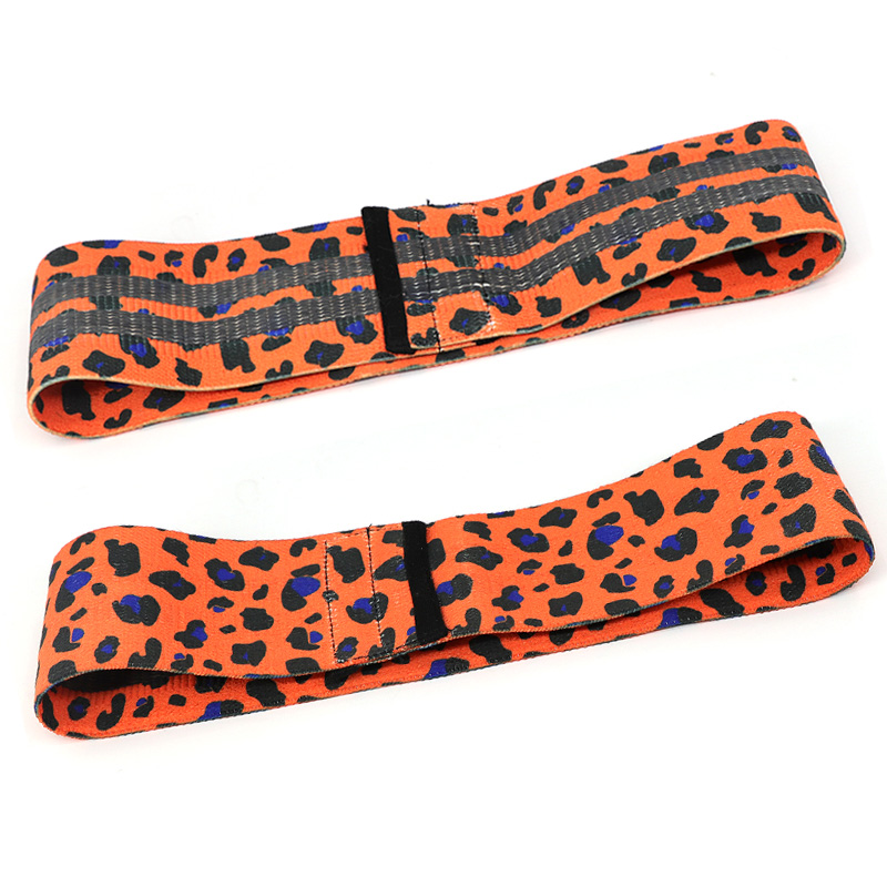 Pita Latihan Bokong Motif Leop - Yoga Fitness Resistance Band ulasan dan harga