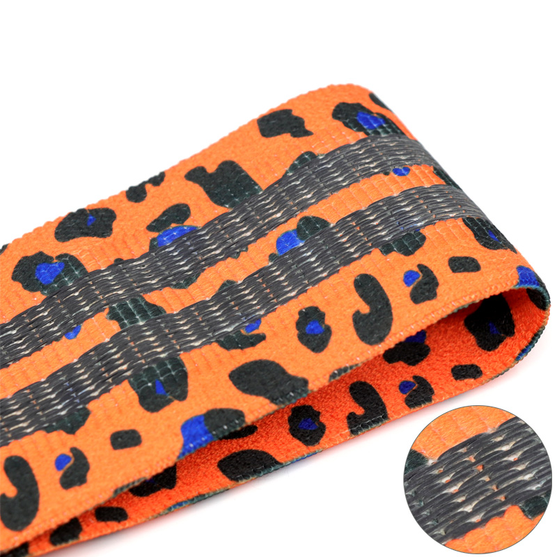 Pita Latihan Bokong Motif Leop - Yoga Fitness Resistance Band ulasan dan harga